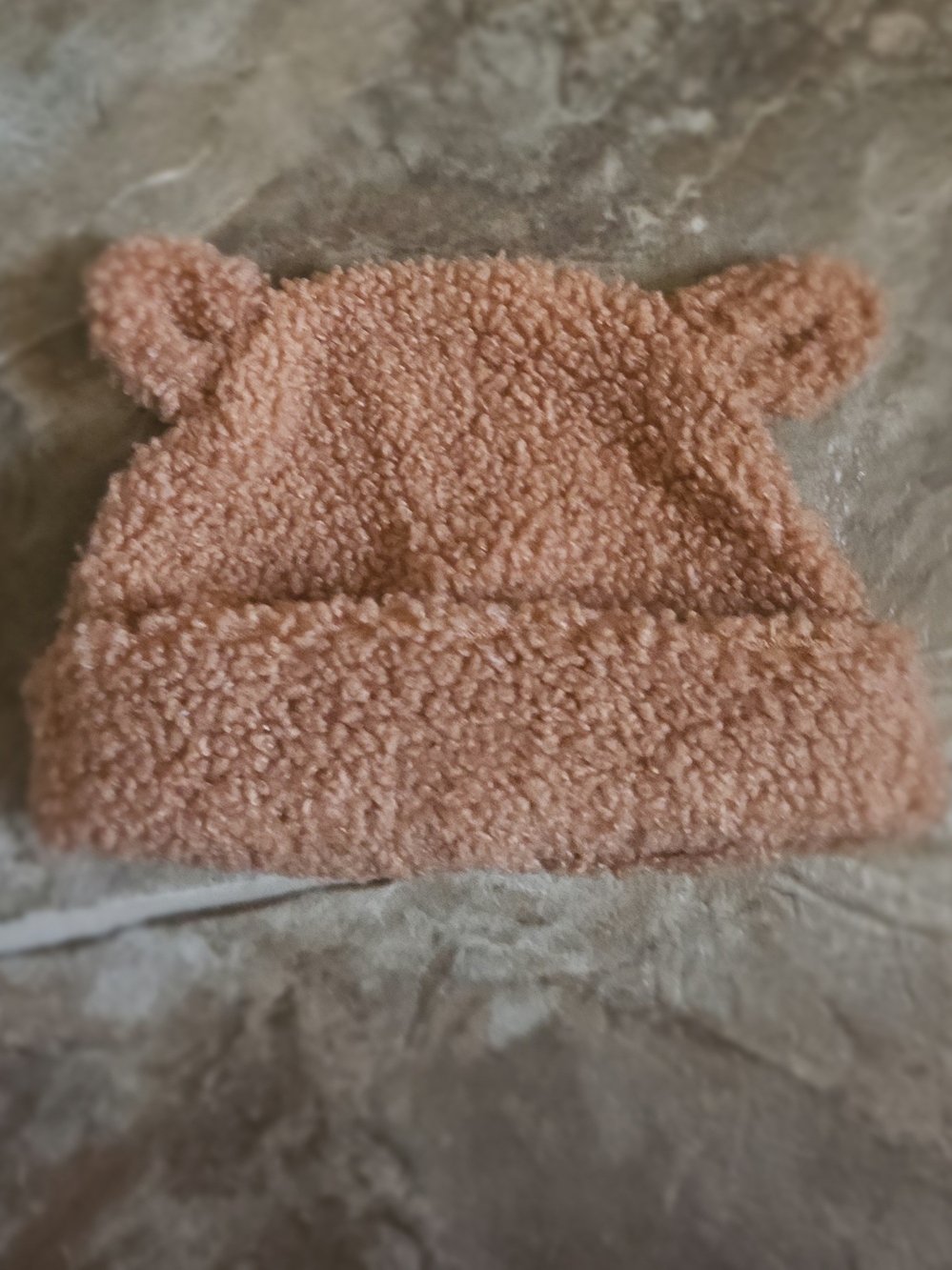 🆓️🆓️🆓️With Any Kids Purchases Plush Teddy Ear Kids Beanie - Peach